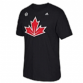Canada Hockey 2016 World Cup of Hockey Primary Logo WEM T-Shirt - Black,baseball caps,new era cap wholesale,wholesale hats